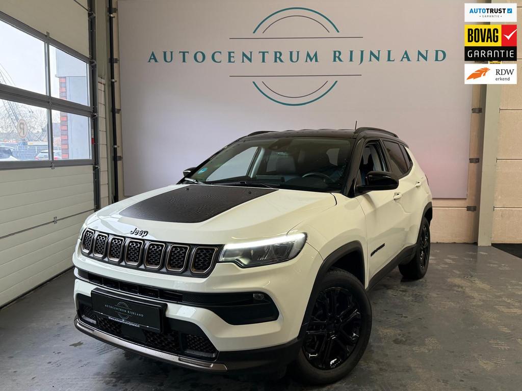 Jeep Compass 4xe 240 PHEV Upland Automaat, Stoel/Stuur Verwa, Automaat, 1250 kg, 4 cilinders, Leder en Stof