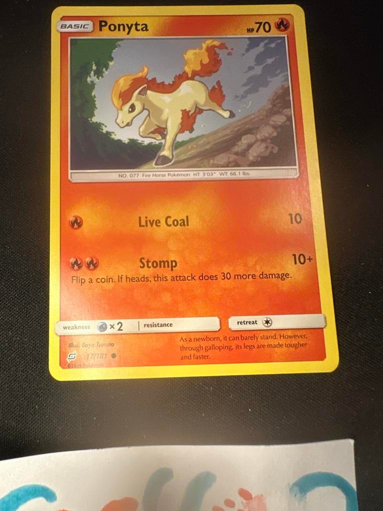 Ponyta 17/181 - Team Up, Ophalen of Verzenden, Zo goed als nieuw, Losse kaart