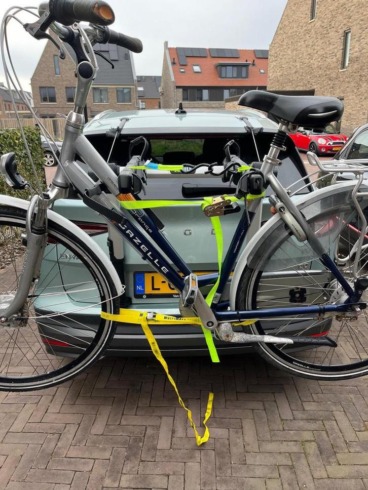 Thule OutWay Hanging 3, Auto diversen, Fietsendragers, Zo goed als nieuw, Achterklepdrager, 3 fietsen of meer, Brede banden, Elektrische fiets