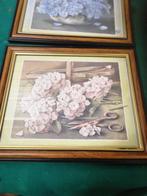 prenten hortensia's marjolein bastin in houten lijst, Huis en Inrichting, Ophalen of Verzenden, 'T Olde Gre-j, Info@toldegrej.nl