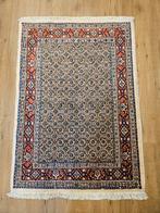 Handgeknoopt perzisch tapijt moud met zijde 110x70, Info@SlatsAntiek.nl, Crème, 100 tot 150 cm, Perzisch