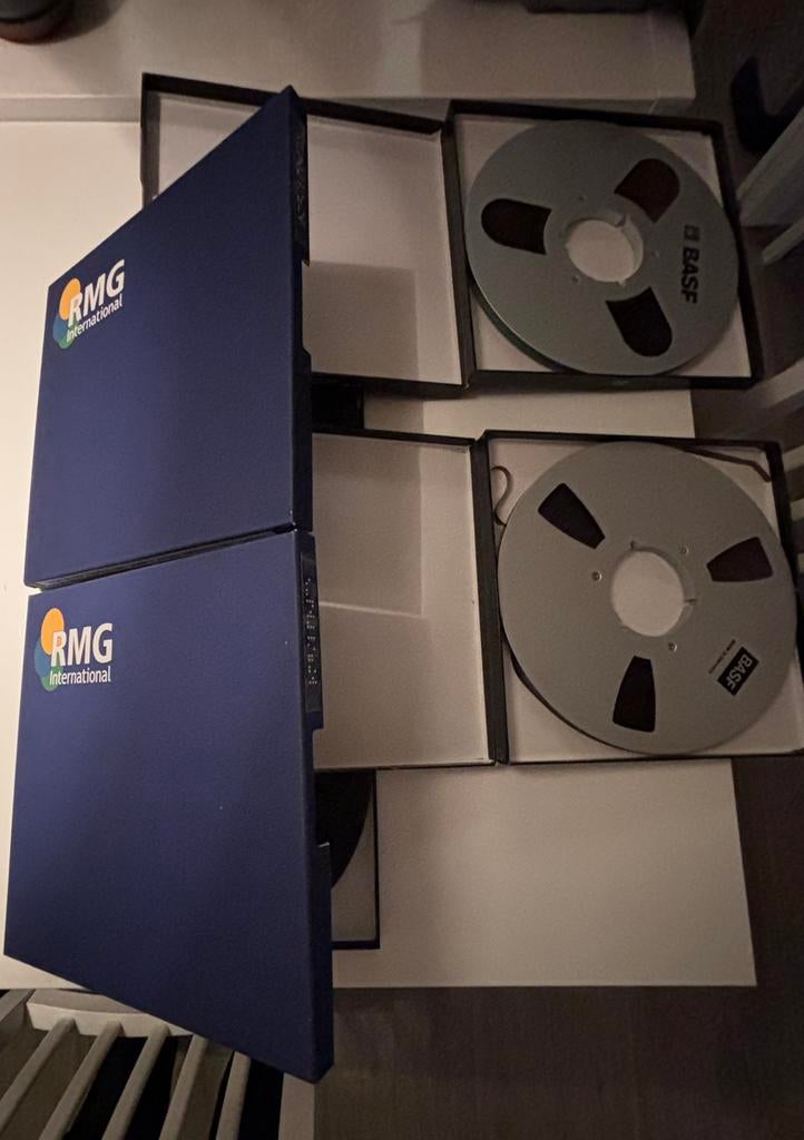 Diverse 1/4 26cm tape gebruikt, Audio, Tv en Foto, Bandrecorders, Ophalen, Onderdeel