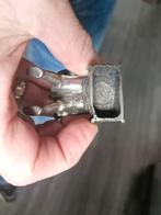 Antiek Tinnen Figuur Smid op Aambeeld, Ophalen of Verzenden