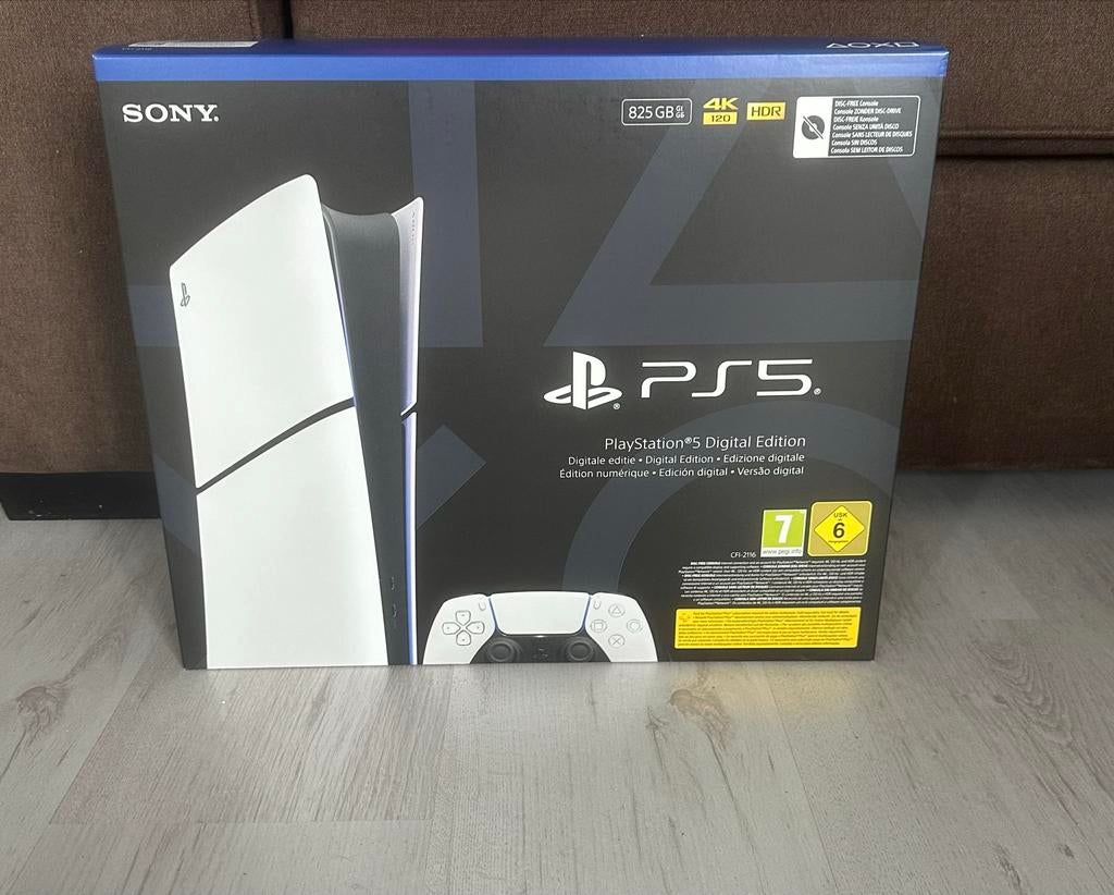 Sony PlayStation 5 Digital Edition, verzegeld 2 jr garantie, Spelcomputers en Games, Spelcomputers | Sony PlayStation 5, Ophalen of Verzenden