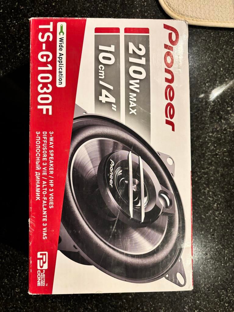 Pioneer 3-weg nieuwe autospeakers, Auto diversen, Ophalen of Verzenden, Nieuw