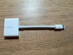 Belkin RockStar Lightning Audio + Charge Adapter, Ophalen of Verzenden, Zo goed als nieuw, Minder dan 2 meter, Overige kabels