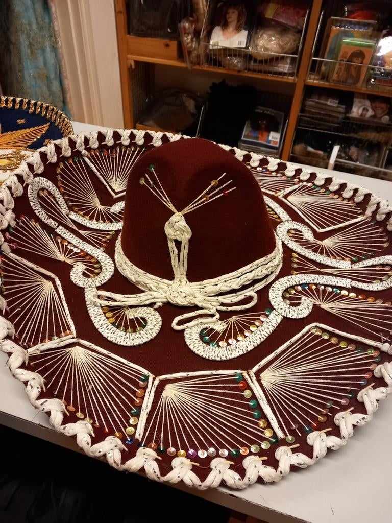 Mexicaanse hoeden 3 st., Ophalen of Verzenden, Zo goed als nieuw