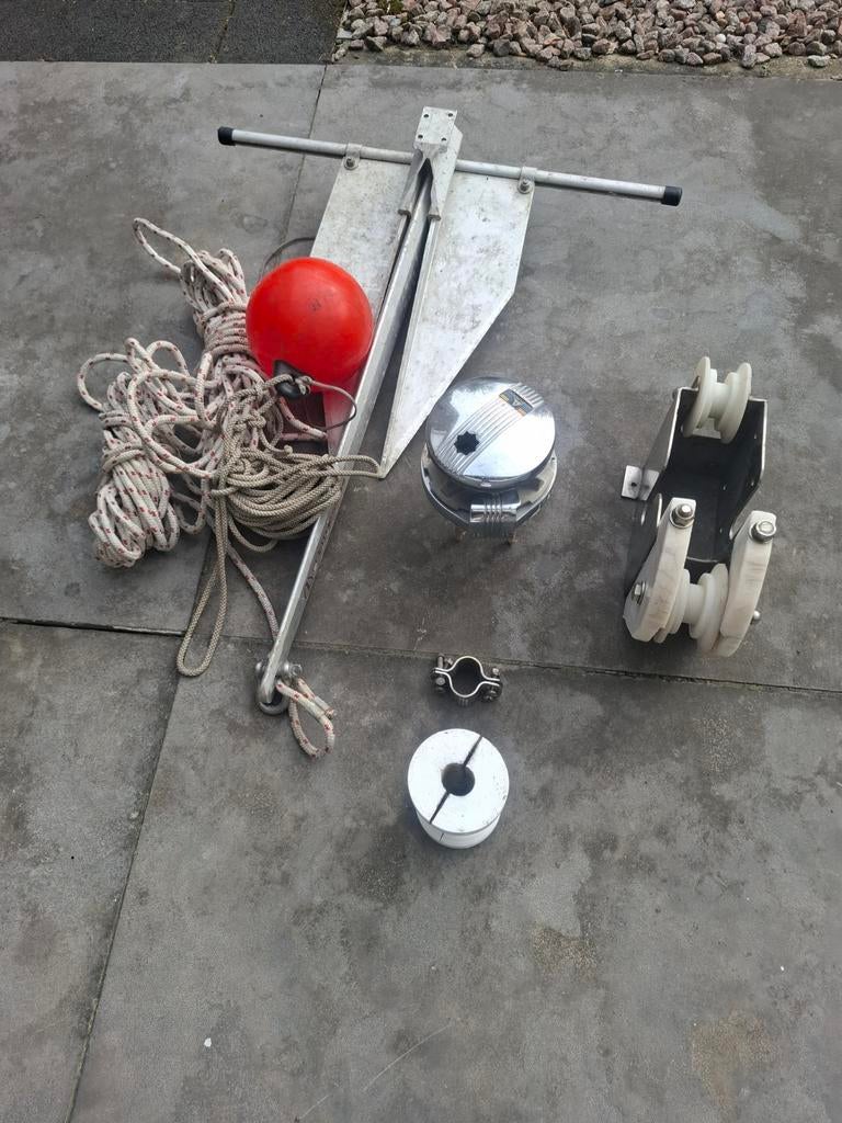 Ankerset, Ophalen of Verzenden, Gebruikt, Ankeren en Afmeren, Zeilboot of Motorboot