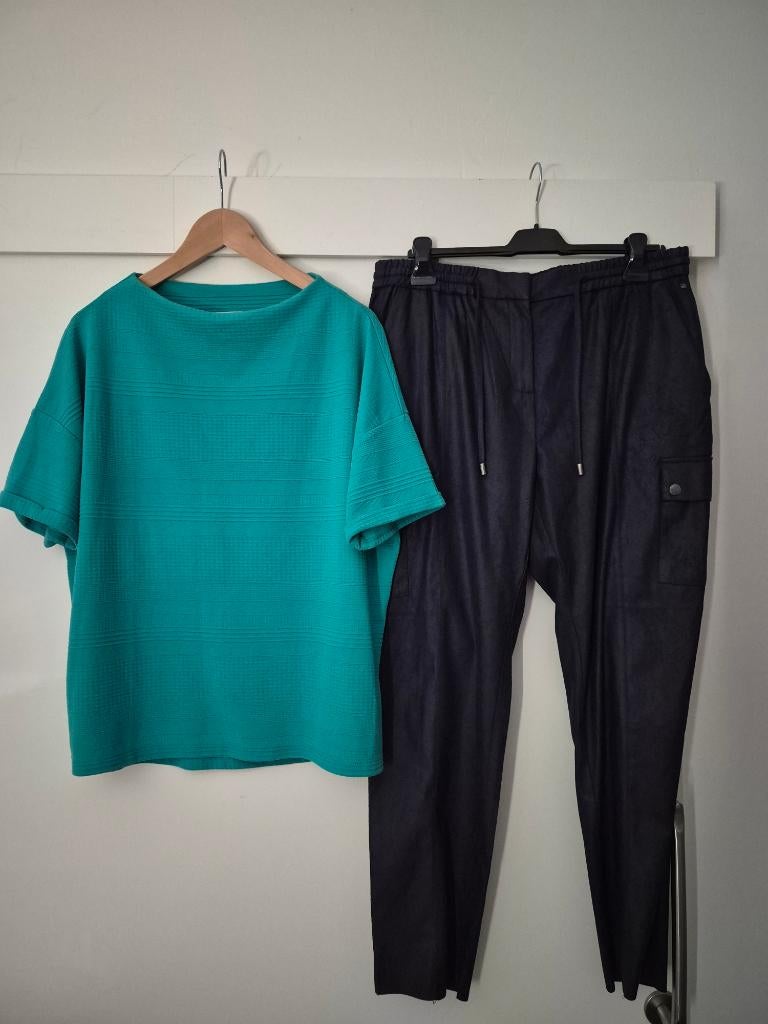 NIEUW broek sandwich + zgan shirt betty barclay maat 44 46, Blauw, Maat 46/48 (XL) of groter, Betty Barclay, Nieuw