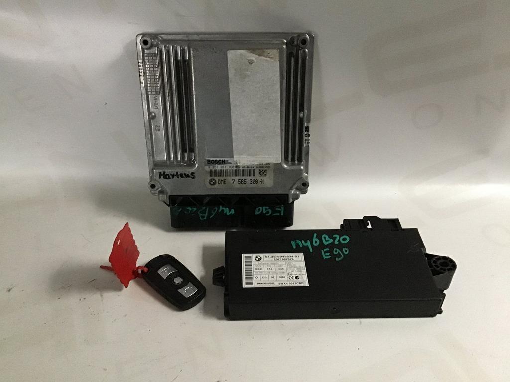 Computer motormanagement set N46B20B BMW E90 DME 7565300, Auto-onderdelen, Gebruikt, -, -, Ophalen of Verzenden
