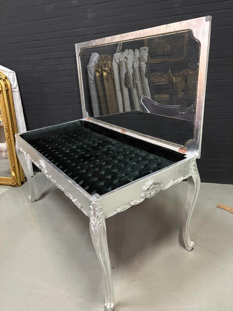 Barok zilver show vitrine tafel, Ophalen of Verzenden