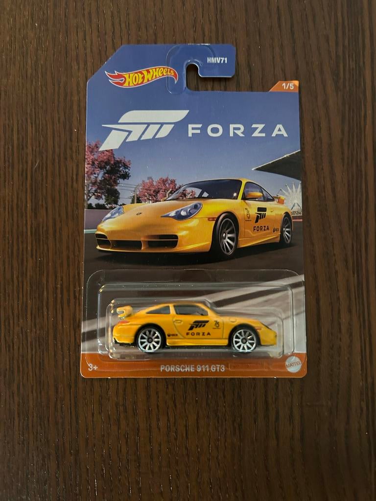 Hot Wheels Forza Porsche 911 GT3 - Nieuw in verpakking, Ophalen of Verzenden, Nieuw, Auto