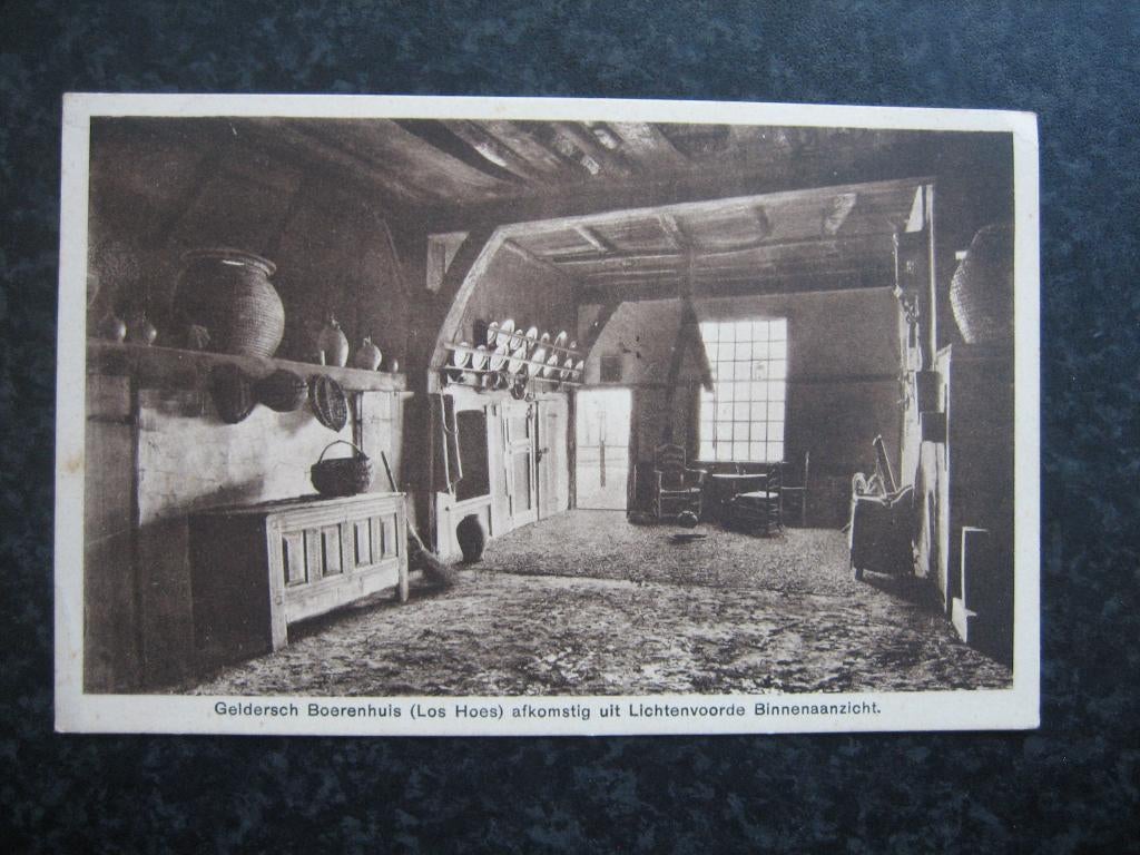LICHTENVOORDE Geldersch boerenhuis Openluchtmuseum Arnhem, Ophalen of Verzenden, 1920 tot 1940, Gelderland