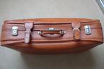 Koffer bruin skai zie foto's, Sieraden, Tassen en Uiterlijk, Koffers, Ophalen, Gebruikt, 45 tot 55 cm, 70 cm of meer