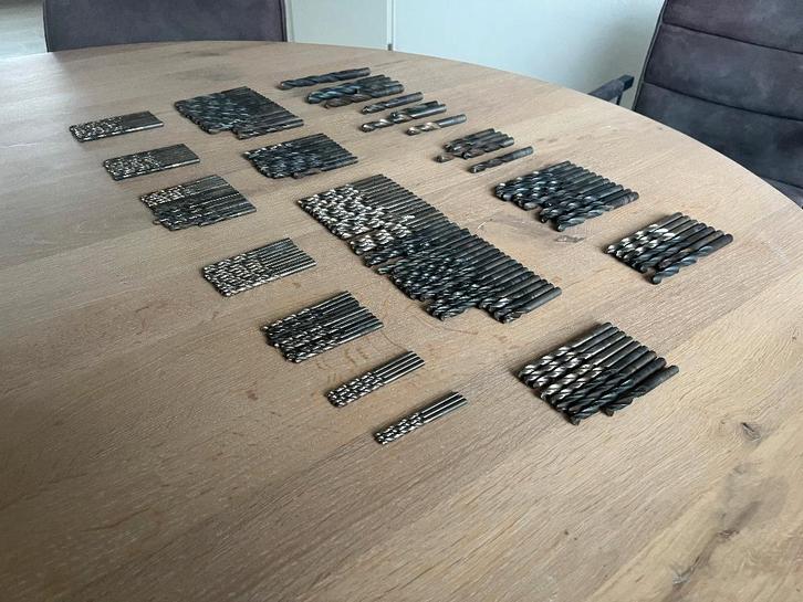 HSS metaalboren - grote partij - 164 stuks, Doe-het-zelf en Verbouw, Gereedschap | Boormachines, Zo goed als nieuw, Boormachine