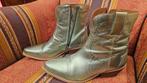Metallic groene cowboy laarsjes van Nelson. Leer  maat 38, Kleding | Dames, Schoenen, Ophalen of Verzenden, Zo goed als nieuw
