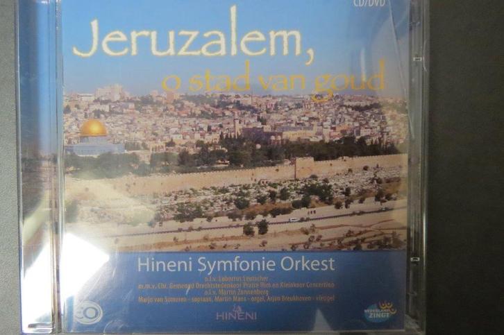 Cd en DVD: Jeruzalem, o stad van Goud, Hineni Symf. Orkest, Cd's en Dvd's, Cd's | Religie en Gospel, Zo goed als nieuw, Gospel