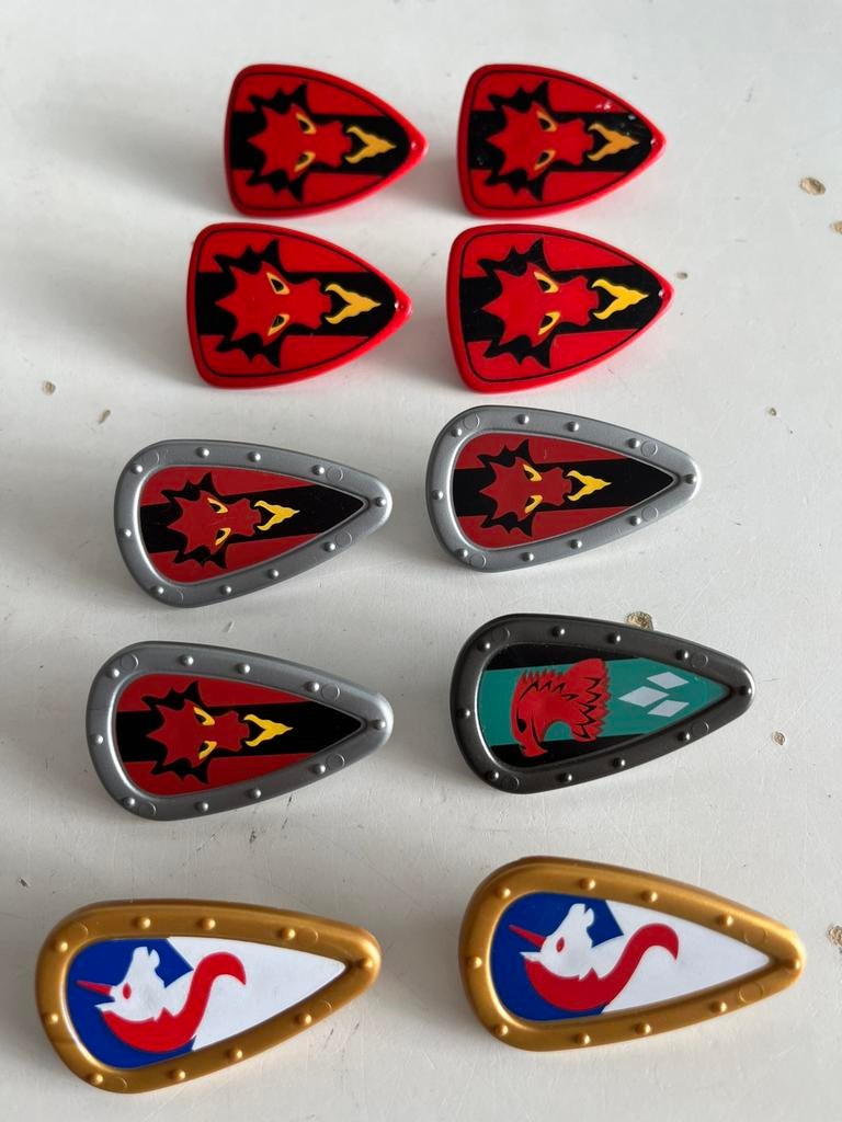 Playmobil onderdelen schild 10 stuks, Kinderen en Baby's, Speelgoed | Playmobil, Ophalen of Verzenden, Gebruikt, Los playmobil