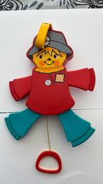 Houten trekpop met geluid en ophangsysteem, Ophalen of Verzenden, Gebruikt, Overige typen, Met geluid