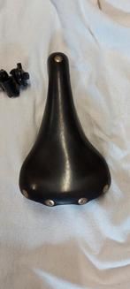 Leren zadel, Fietsen en Brommers, Fietsonderdelen, Ophalen of Verzenden, Zo goed als nieuw, Algemeen, Zadel