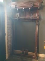 Mechelse Spiegellijst met Houtsnijwerk, Ophalen, Rechthoekig, 100 tot 150 cm, 150 tot 200 cm