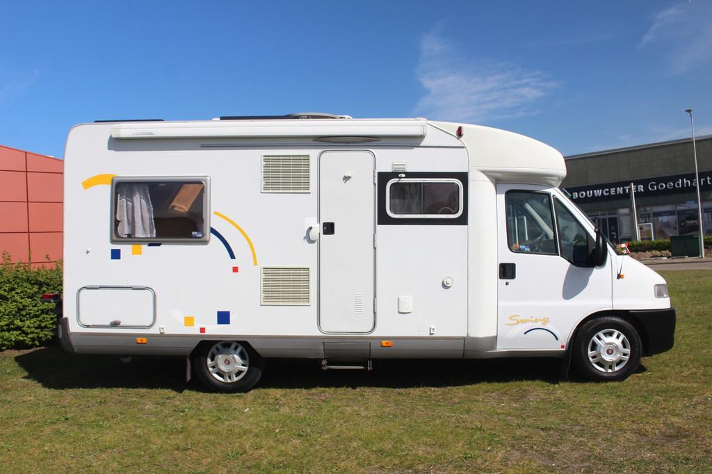 Hymer Swing 2.8 Jtd ,Frans bed, Zonnepanelen., Bedrijf, Hymer, 6 tot 7 meter, Half-integraal