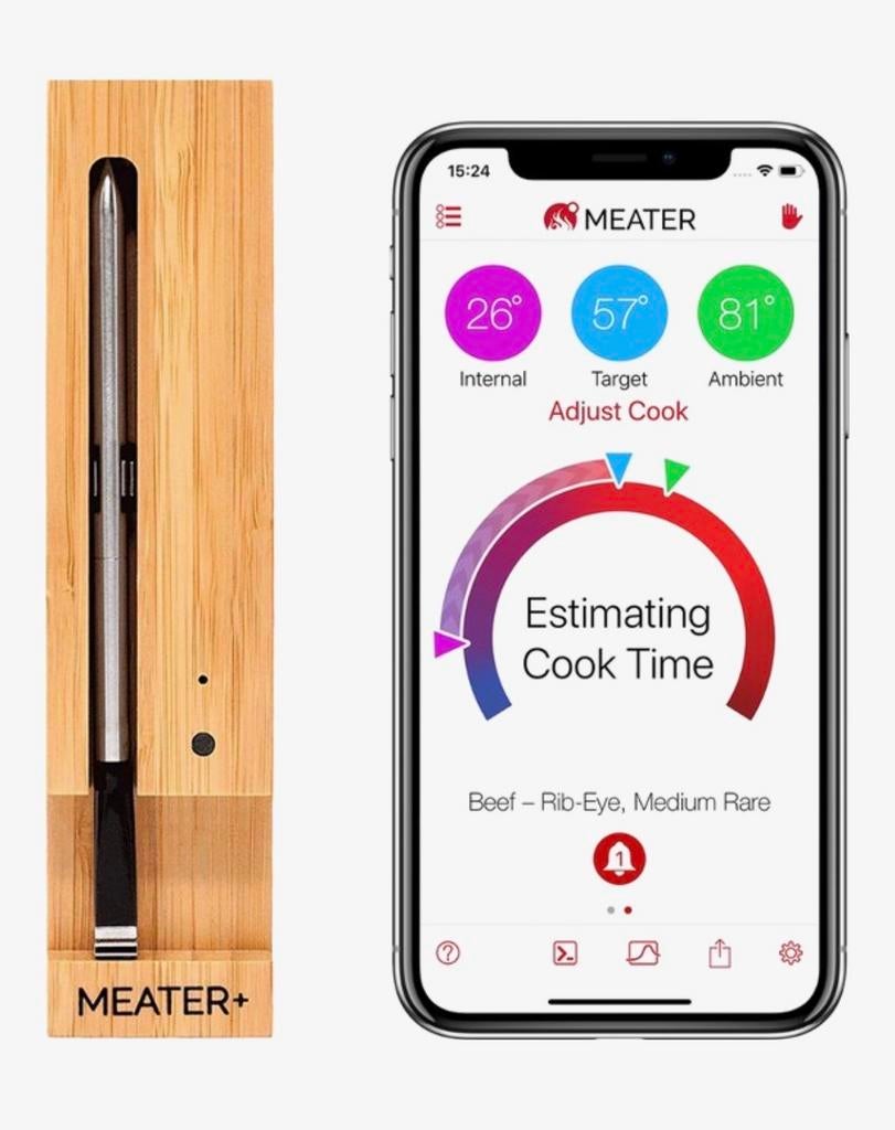 Meater+ draadloze vleesthermometer, Overige typen, Hout, Ophalen of Verzenden, Zo goed als nieuw