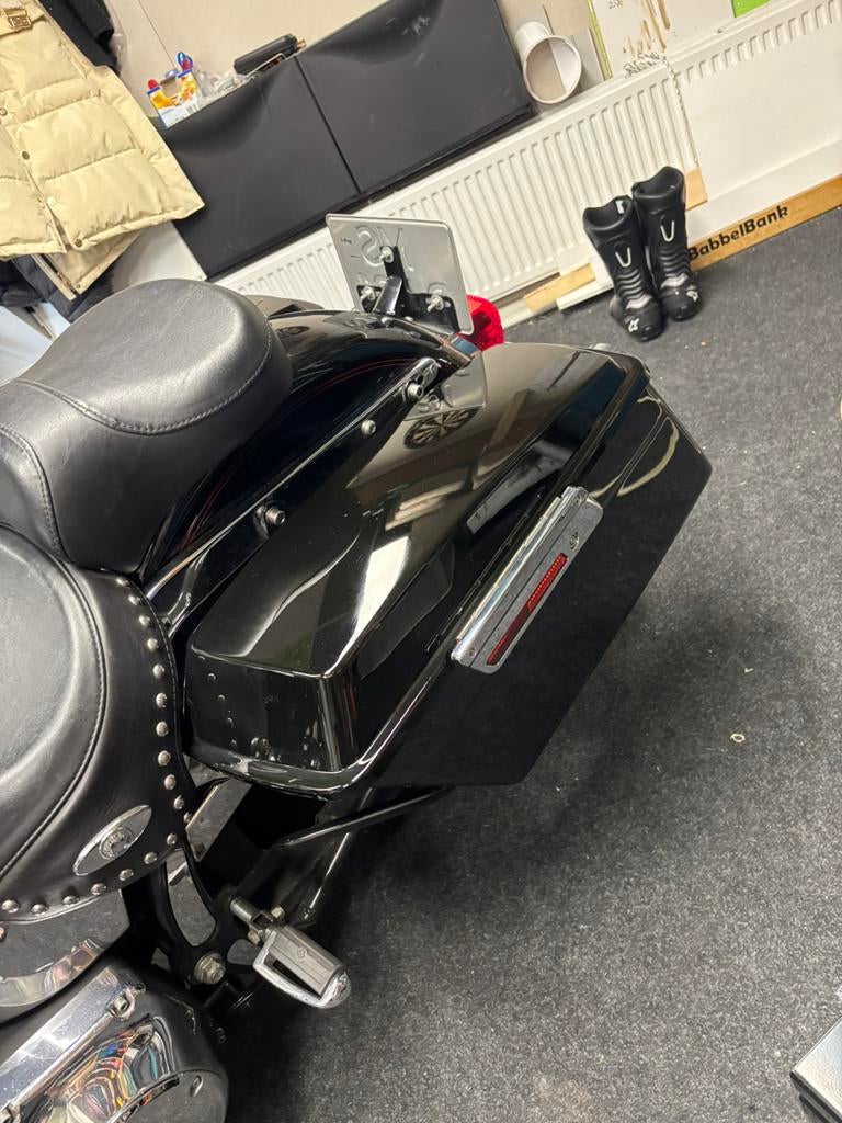 Harly davidson koffer set, Motoren, Ophalen of Verzenden