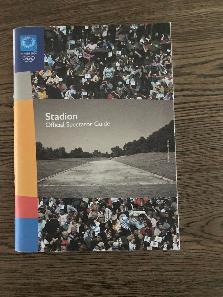 STADION OFFICIAL SPECTATOR GUIDE OLYMPISCHE SPELEN, Ophalen of Verzenden, Zo goed als nieuw, Overige sporten, Overige typen