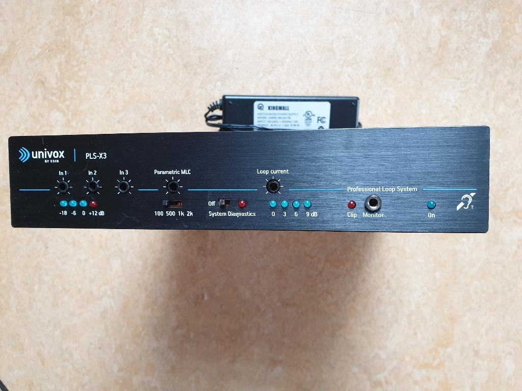 Univox PLS-X3 Ringleiding versterker, Audio, Tv en Foto, Minder dan 60 watt, Ophalen, Overige merken, Gebruikt