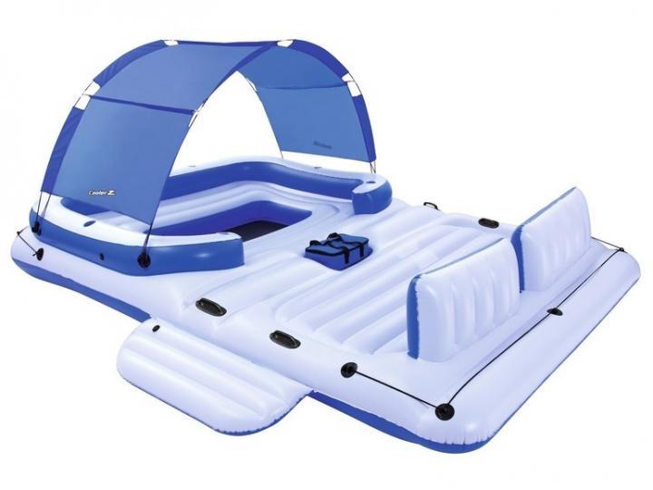 Bestway Tropical Breeze Drijvend Eiland 6 Persoons, Ophalen, Zo goed als nieuw