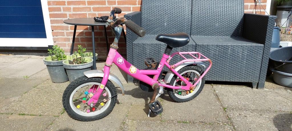 Meisjes Kinderfiets 12 inch, Ophalen, Gebruikt, Minder dan 16 inch