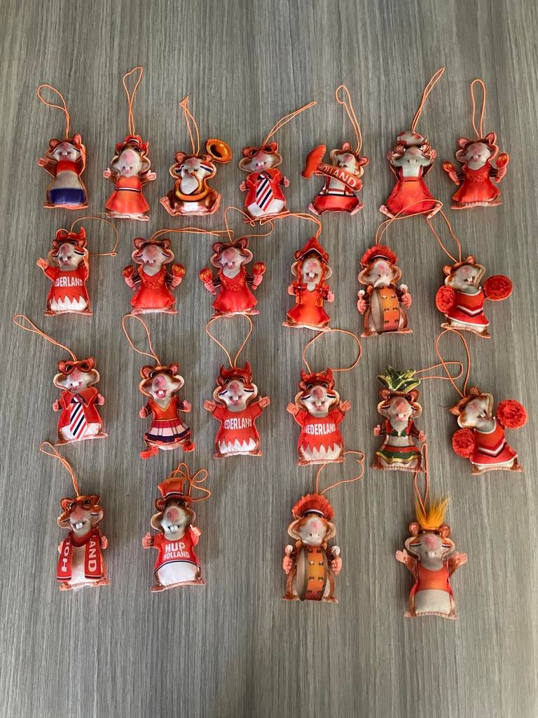 Set 23 Hamsters Oranje, Ophalen of Verzenden, Zo goed als nieuw