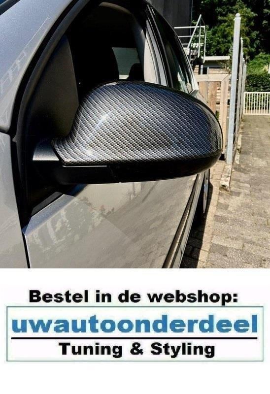 Spiegel Spiegelkap Carbon Look Geschikt Voor VW Golf 5, Auto diversen, Tuning en Styling, Verzenden