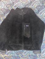 Patagonia sherpa fleece jas, Ophalen, Zwart, Maat 42/44 (L), Zo goed als nieuw