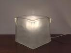 Vintage Ikea lamp Ice Cube Iviken lampje ijsblokje glas, Gebruikt, ., Ophalen of Verzenden, .