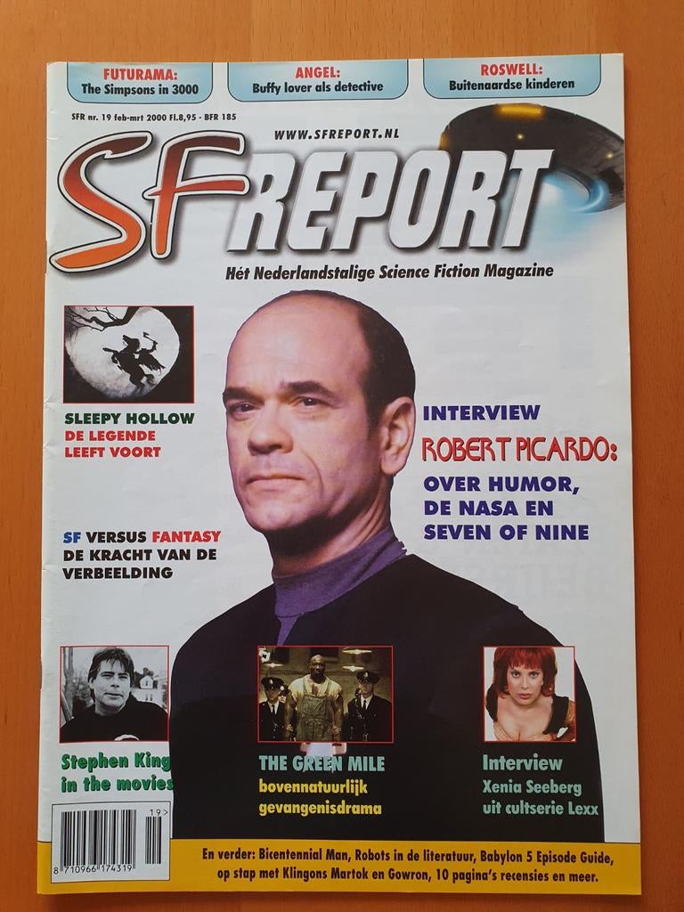 SF Report Magazine nummer 19 Star Trek Cover 1998, Boeken, Tijdschriften en Kranten, Verzenden, Zo goed als nieuw, Damesbladen