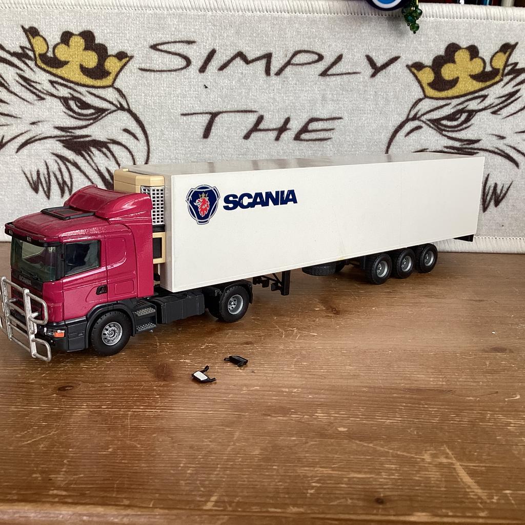 Scania met bulbar, Hobby en Vrije tijd, Modelauto's | 1:50, Ophalen of Verzenden, Zo goed als nieuw, Bus of Vrachtwagen