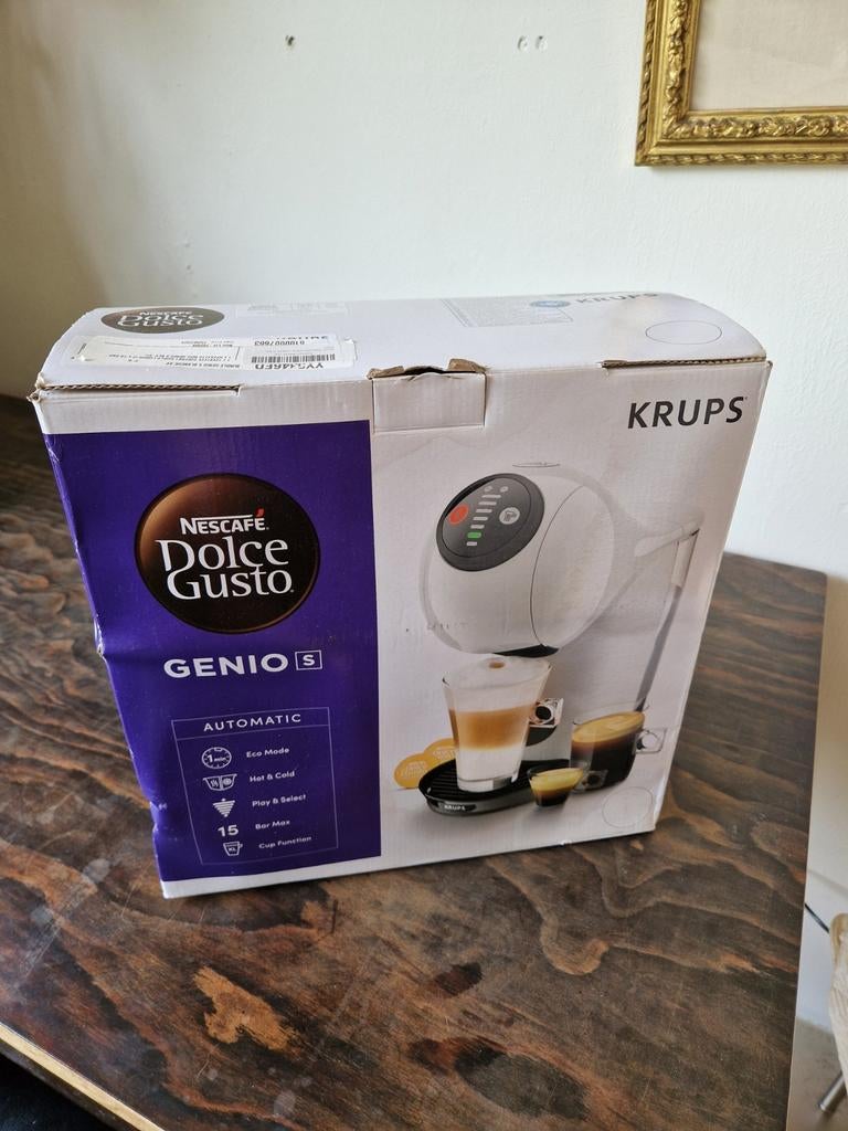Nieuwe Dolce Gusto Genio S koffiezetapparaat, Ophalen, Nieuw, Koffiemachine, Koffiepads en cups