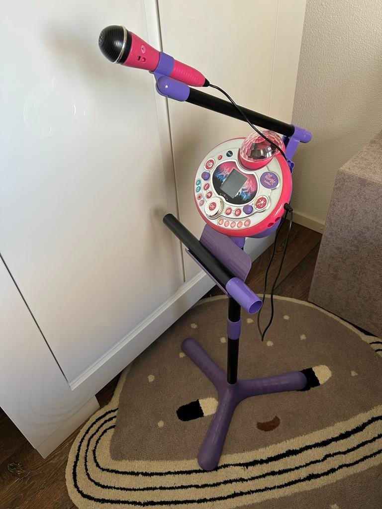 VTech Microfoon met standaard, Kinderen en Baby's, Ophalen of Verzenden, Gebruikt, Overige typen, Met geluid