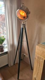 Sfeervolle staande lamp - Spotlight design, Huis en Inrichting, Ophalen, Gebruikt, 150 tot 200 cm, Hout