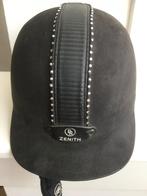 BR Zenith paardrijcap zwart met glittersteentjes | maat 54, Dieren en Toebehoren, Paardrijkleding, Gebruikt, Kinderen, Overige soorten