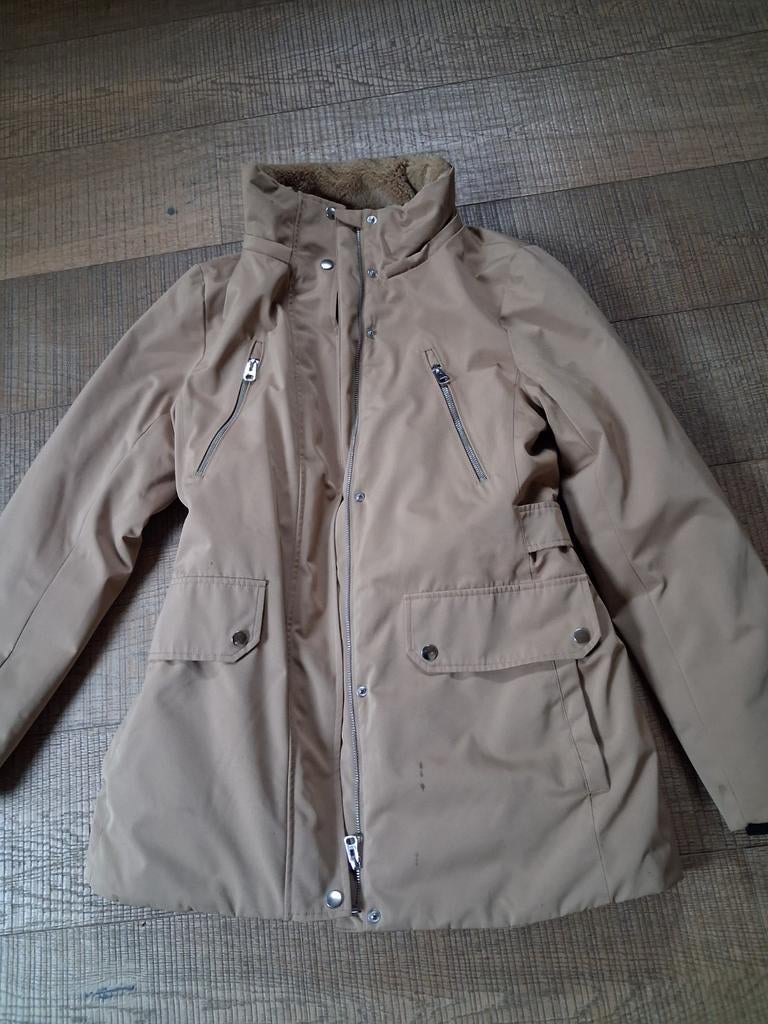 Damesjas Zandkleurig M, Kleding | Dames, Jassen | Zomer, Ophalen of Verzenden, Zo goed als nieuw, Maat 38/40 (M)