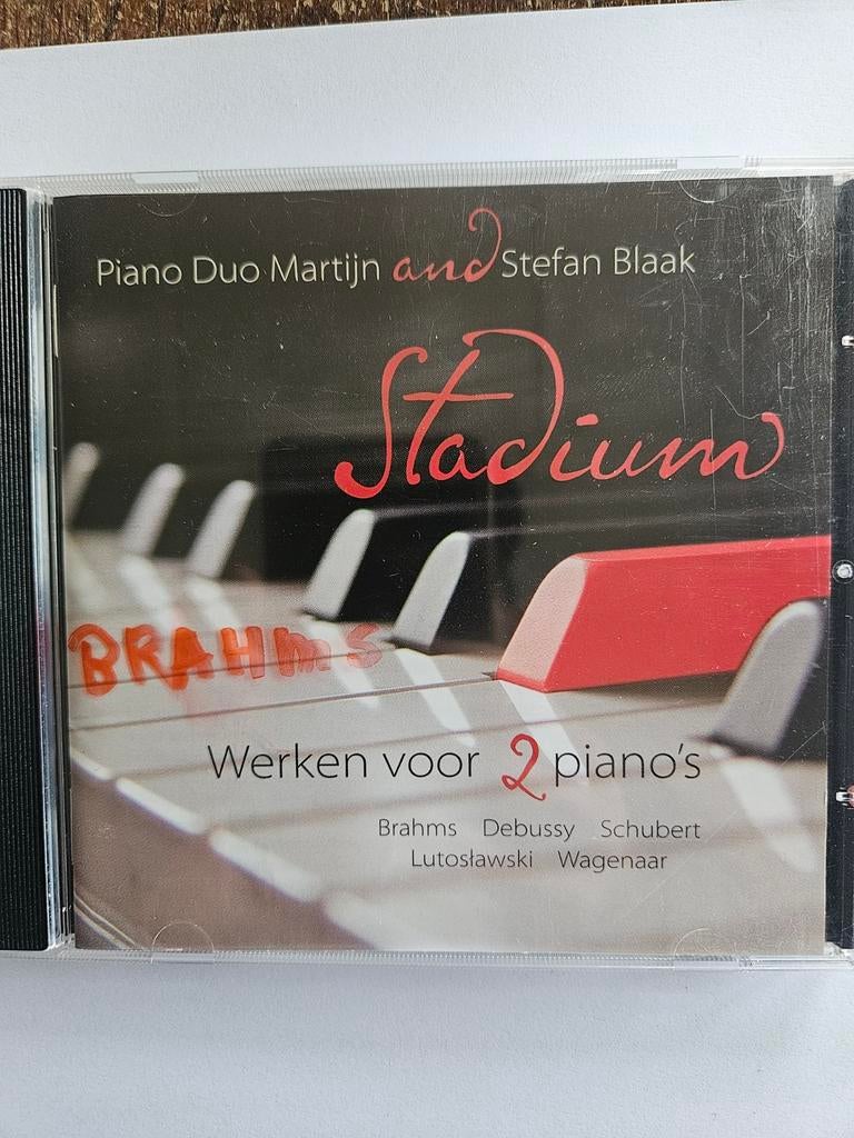 CD: Piano Duo Martijn en Stefan Blaak - Stadium, Cd's en Dvd's, Ophalen of Verzenden, Romantiek, Zo goed als nieuw, Kamermuziek