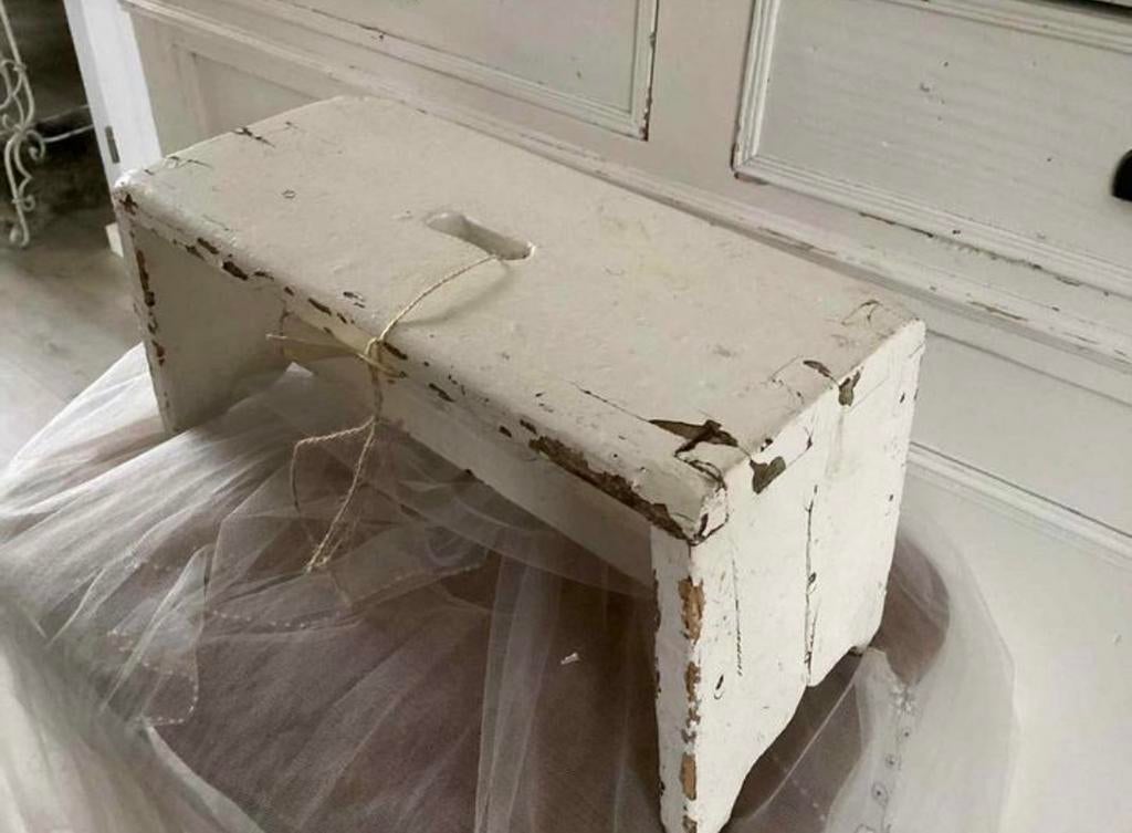 Brocante opstapje, Ophalen of Verzenden