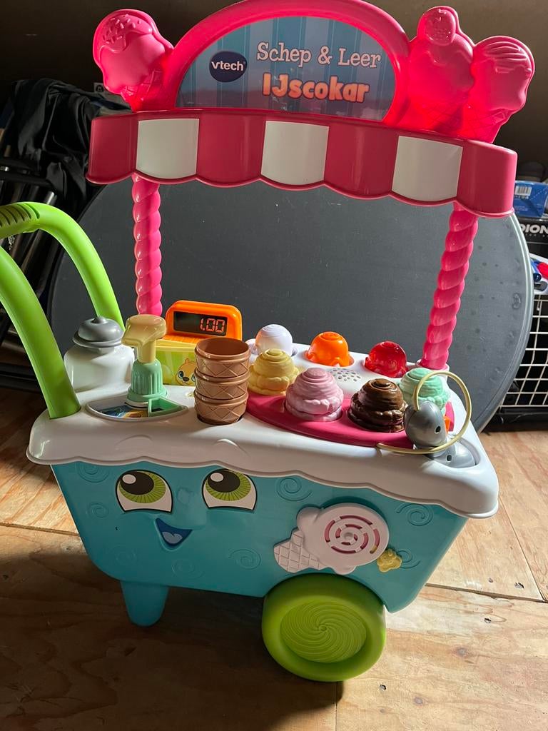 V tech ijscowagen, Kinderen en Baby's, Speelgoed | Vtech, Zo goed als nieuw, 6 maanden tot 2 jaar, Ophalen