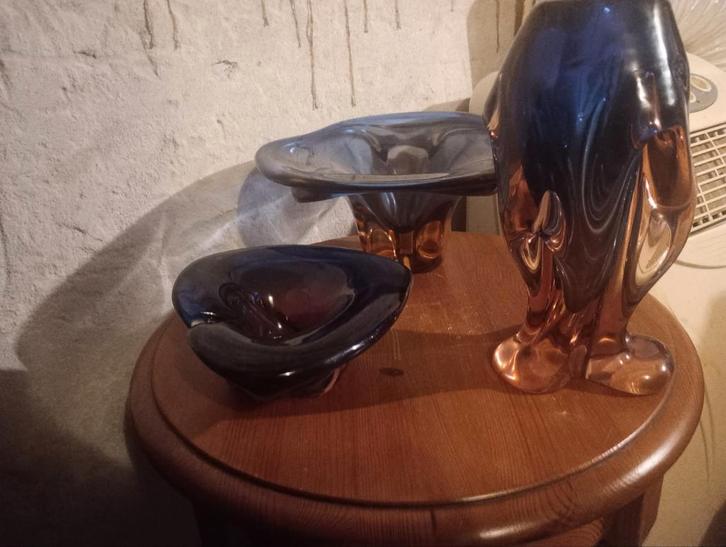 Glazen set van Josef Hospodka, Chribska glasfabriek, Antiek en Kunst, Antiek | Glas en Kristal, Ophalen of Verzenden