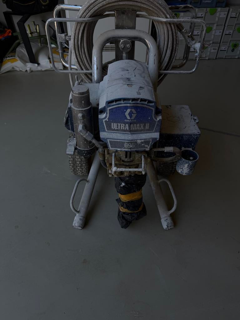 Latex spuitmachine Graco Ultra Max II 695, Ophalen of Verzenden, Gebruikt, Verfspuit of Verfpomp