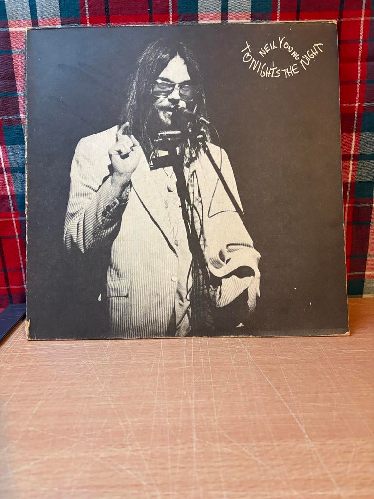 Neil Young - Tonight's the Night LP (1975), Ophalen of Verzenden, Gebruikt, 12 inch, Singer-songwriter