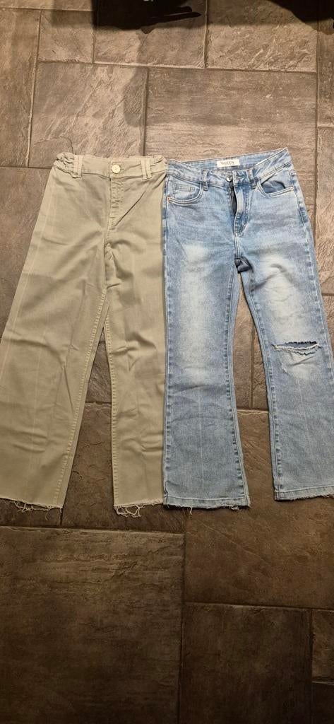 Twee jeans, maat 164, Ophalen of Verzenden, Meisje, Broek